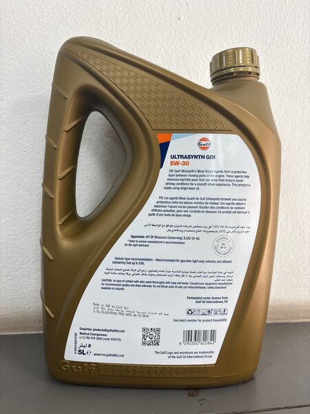 Huile Moteur Synthétique 5W-30