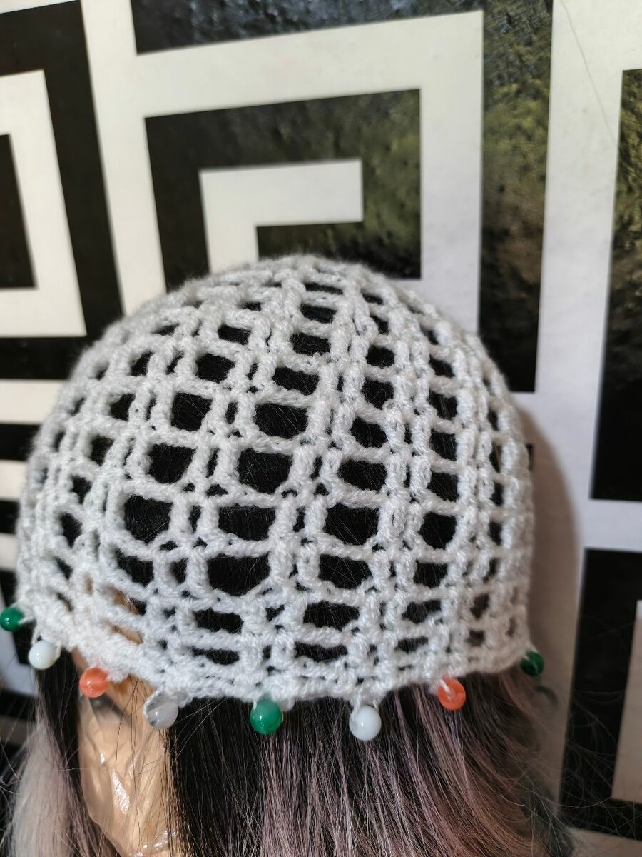 Chapeau Crochet Style Perlé