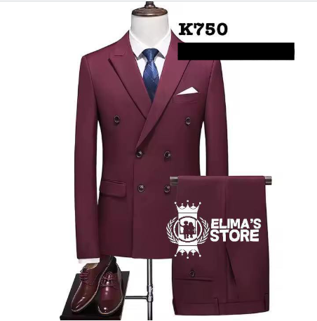 men's suit red