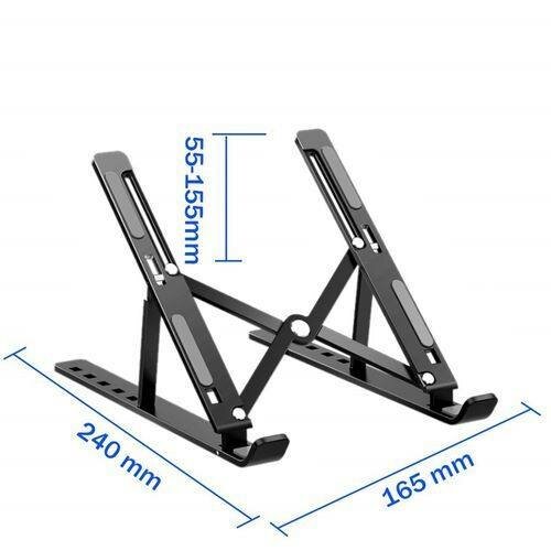 Metallic Laptop Stand Foldable & Adjustable