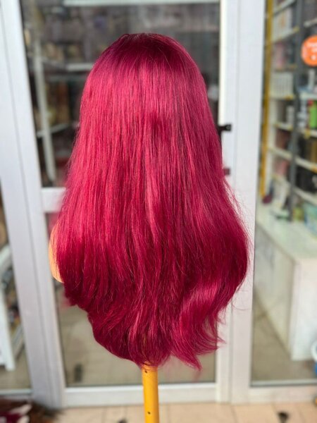 Perruque Bordeaux Mi-longue