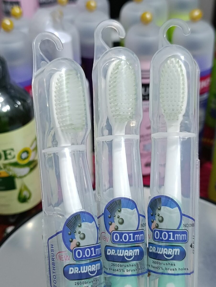 Brosses à dents vert