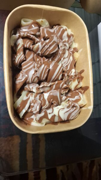 Tagliatelle de crêpes nutella