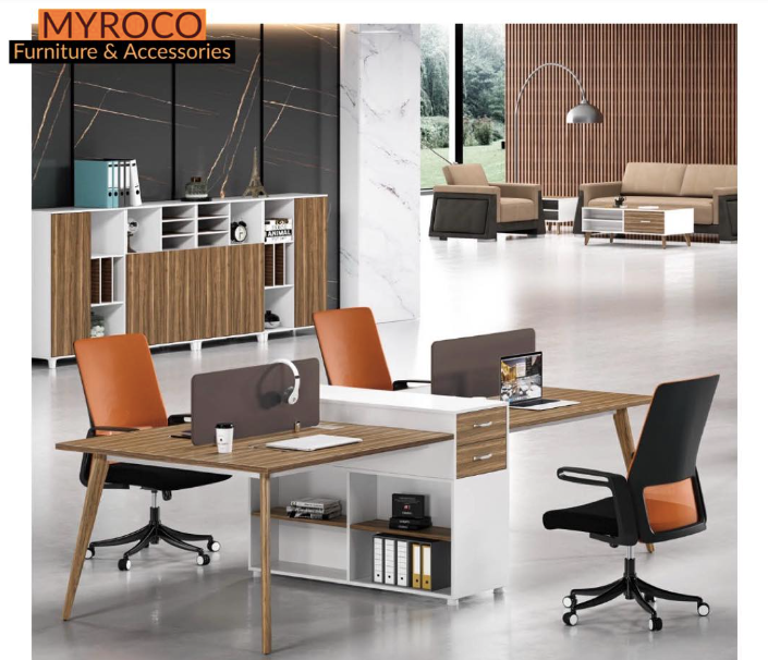 4 seater workstation