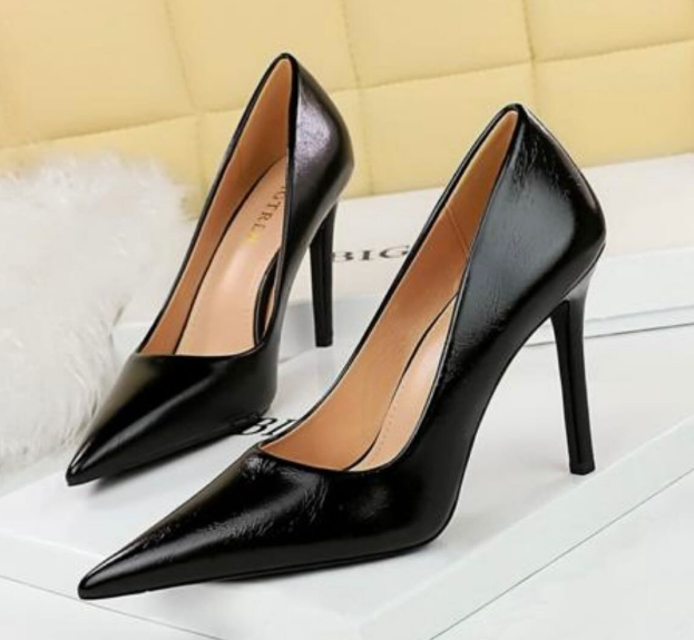 Black heels