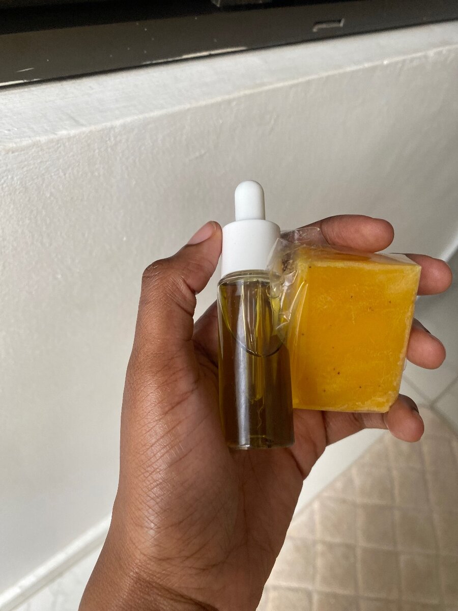 serum et savon anti-taches