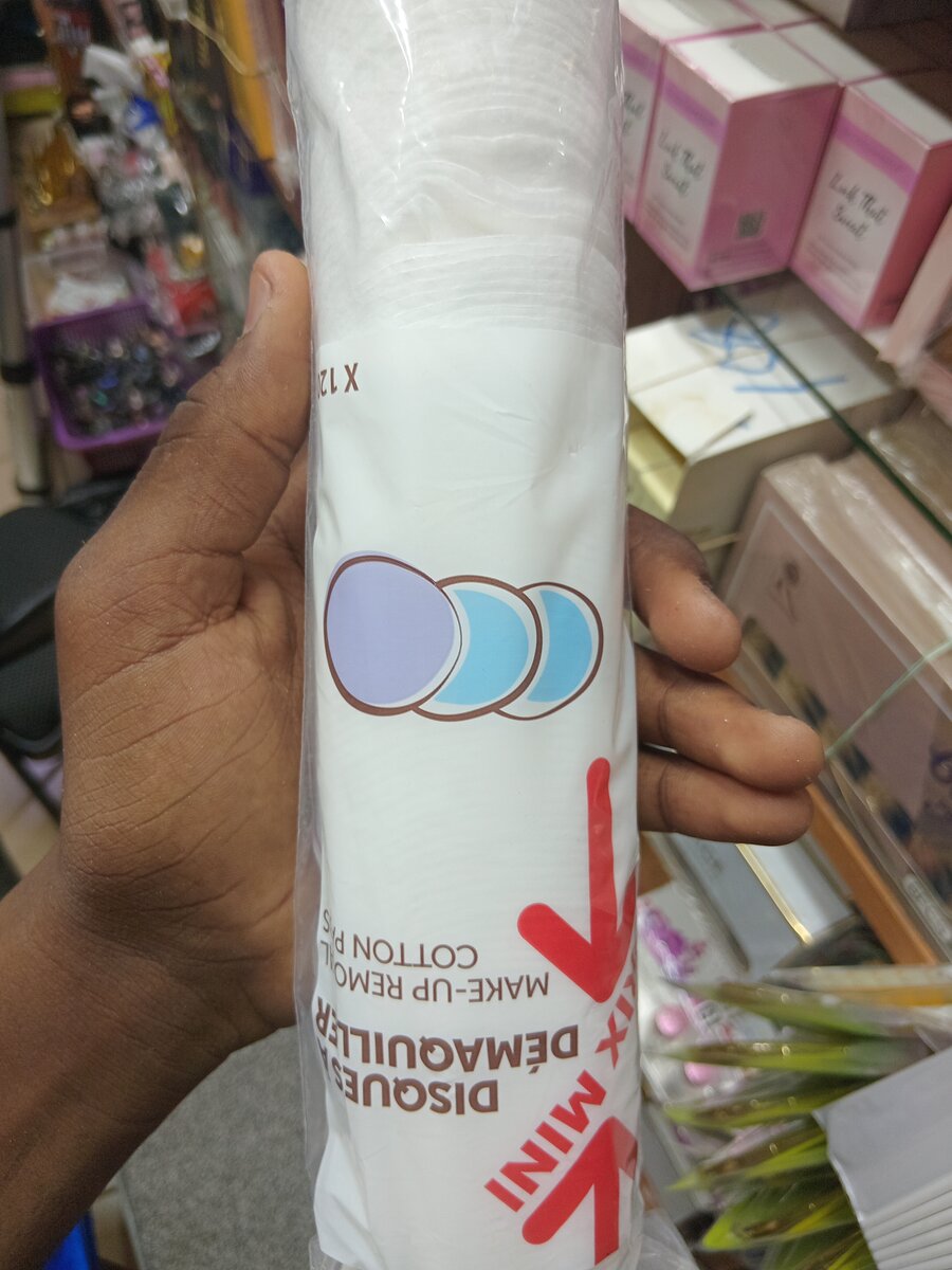 Coton démaquillant rond