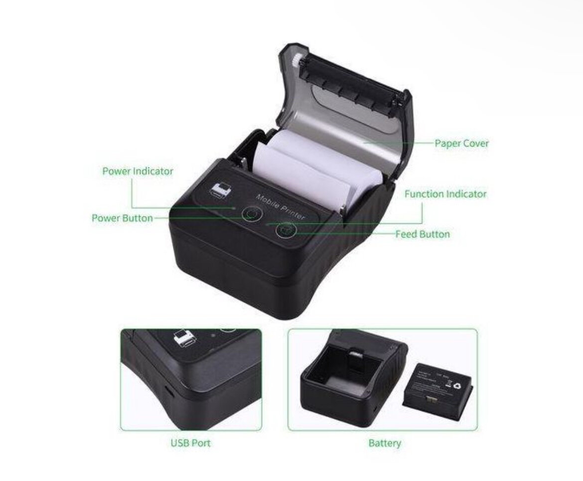 Imprimante Thermique Portable USB