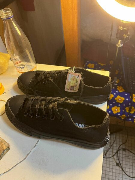 Sneakers en toile noires tendance