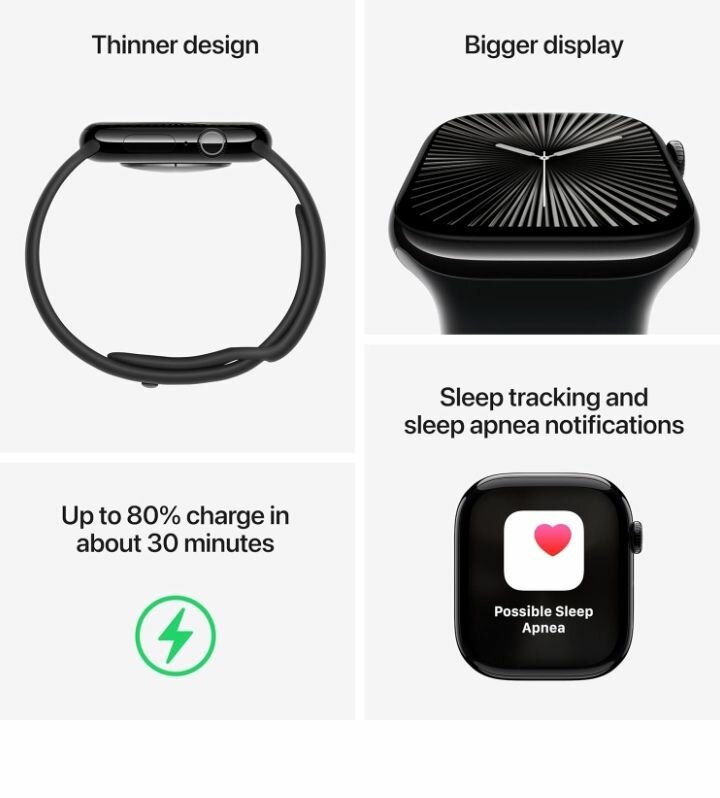 Apple Watch Séries 10 42 mm GPS