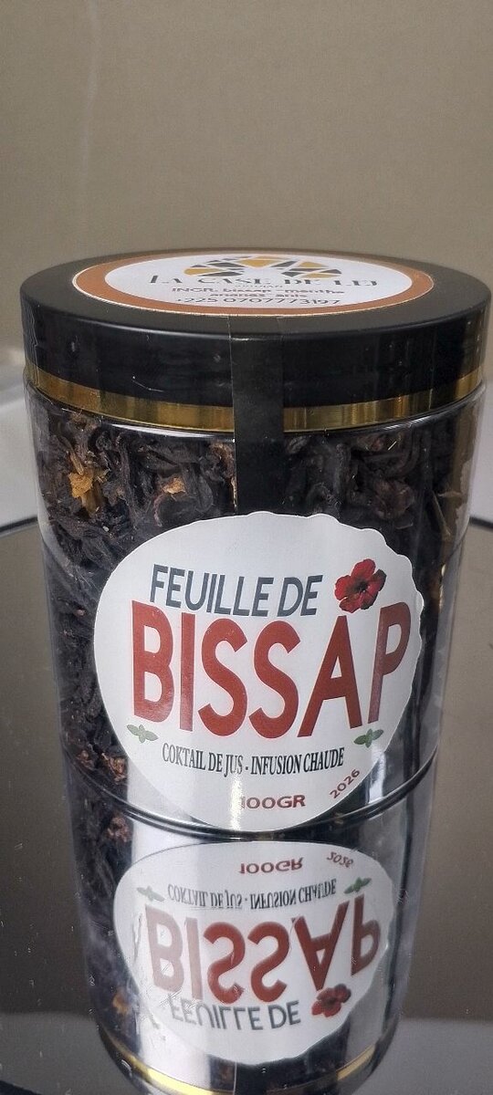 Feuille de Bissap parfumé a l'orange et menthe ananas