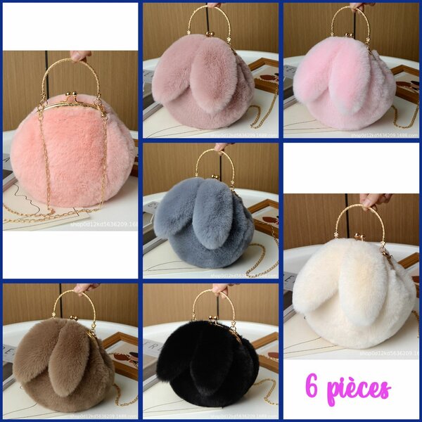 Sac à Main Peluche Douce