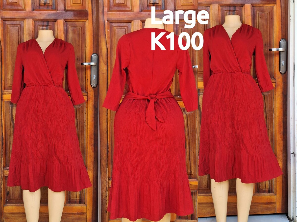 Beautiful and high quality women's dress red