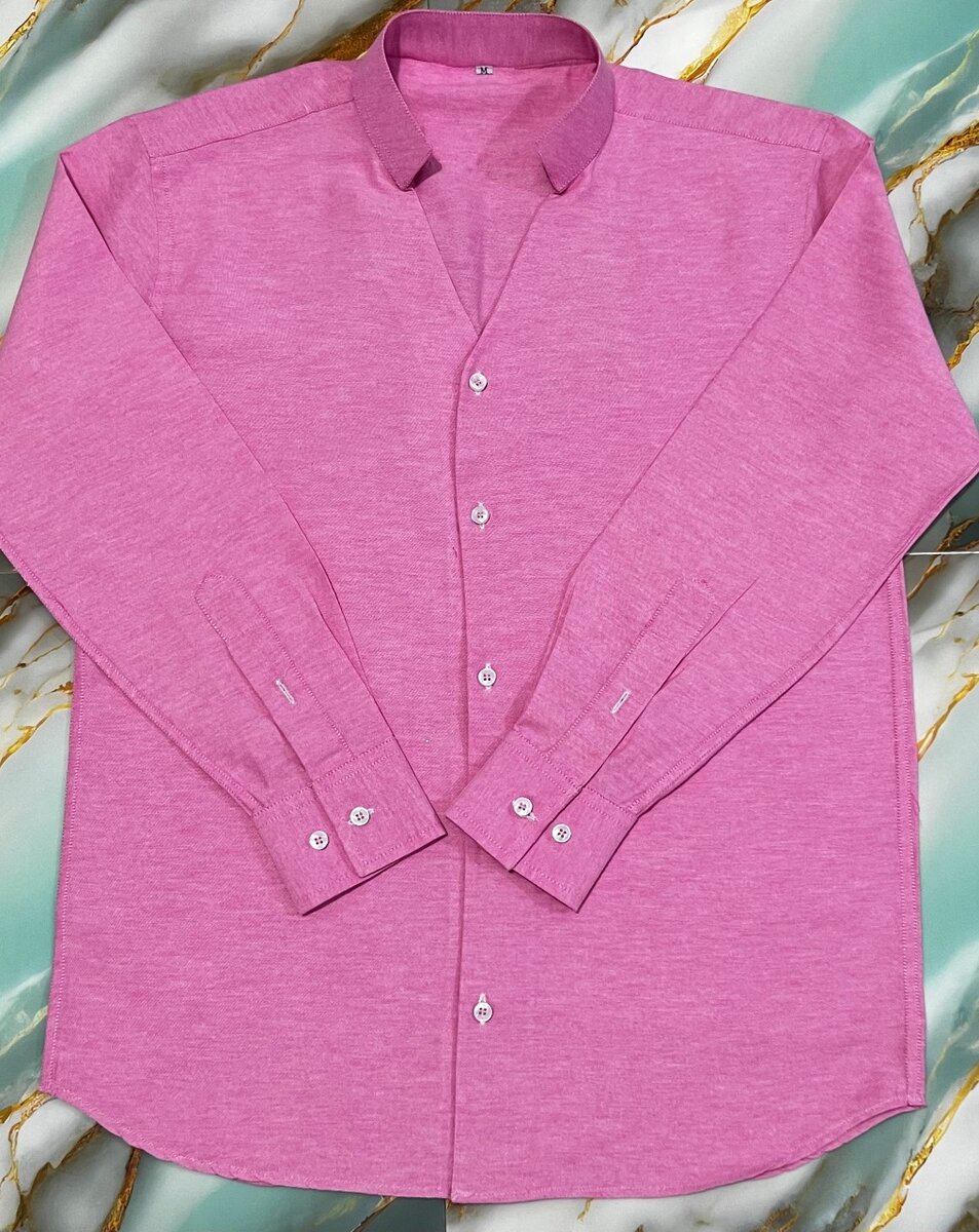 Chemise élégante à col indien