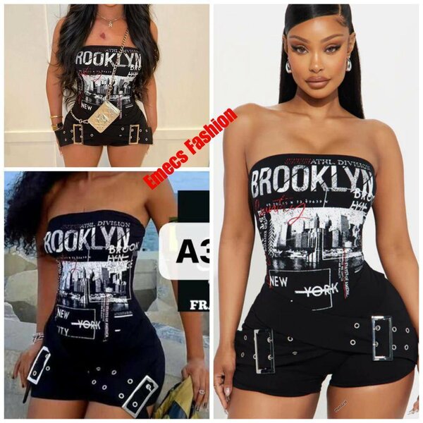 Combishort Femme Imprimé