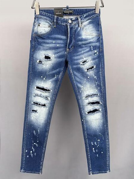 Men's rough jeans