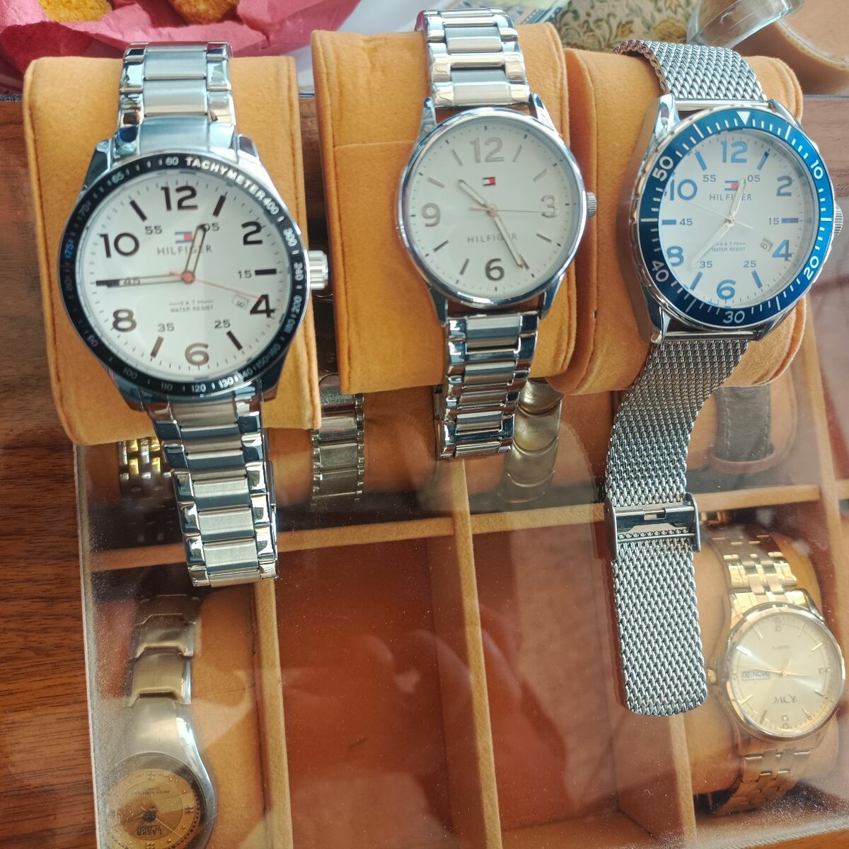 Original Tommy Hilfiger watches for sale Each 12000 PKR