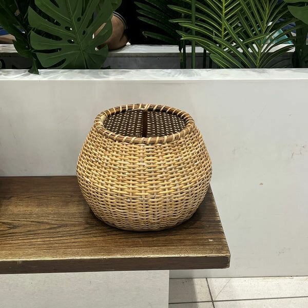 Cane basket,planter