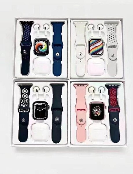 Montre connectée accompagné d’écouteurs sans fil