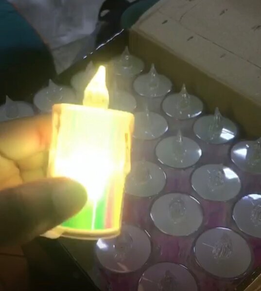 Bougies LED Arc-en-Ciel Déco