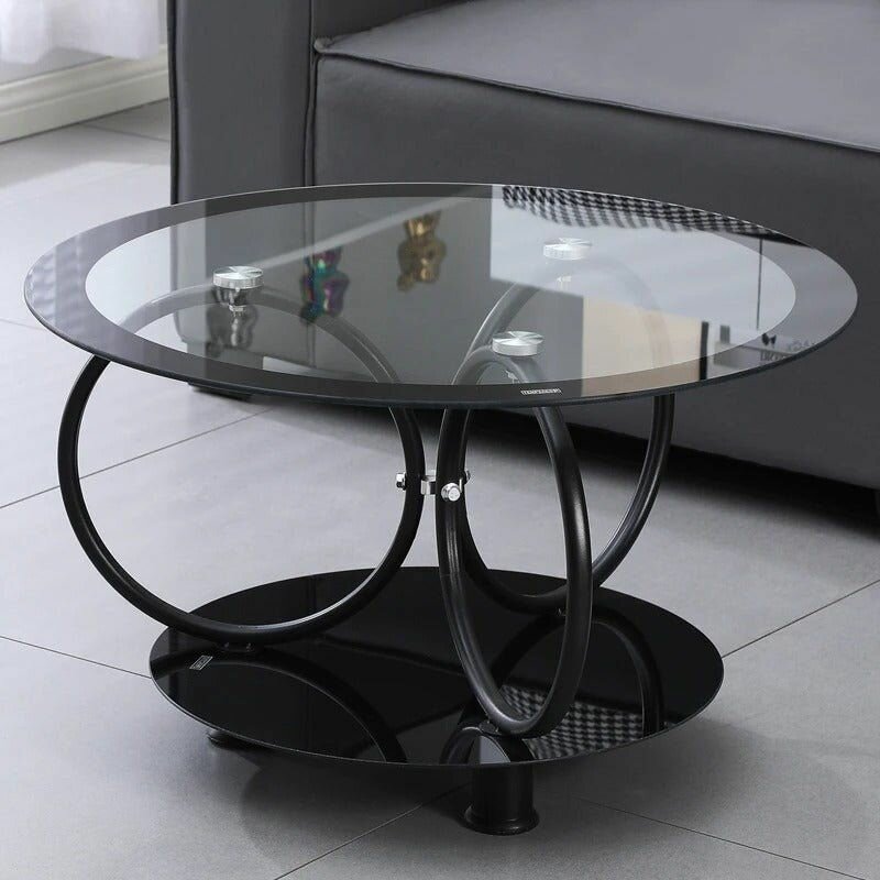 Table basse en verre moderne