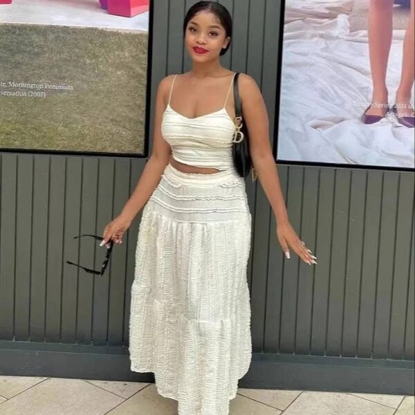 Robe bohème blanche élégante