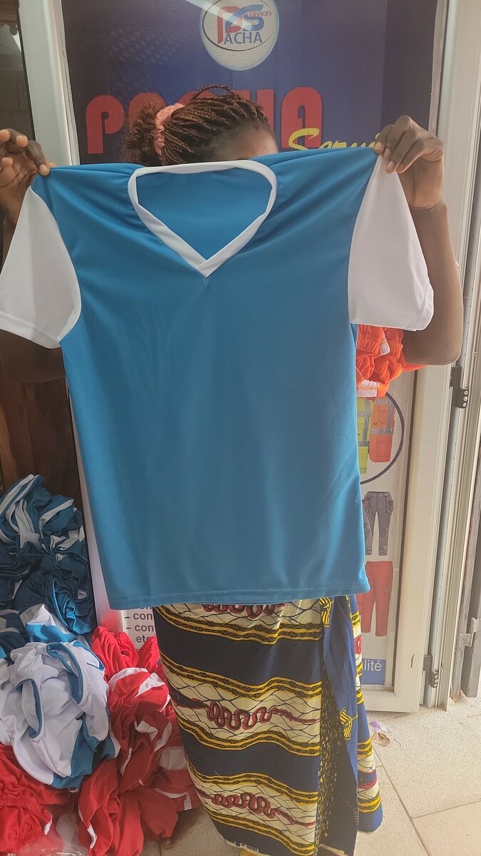 Maillot de sport bicolore