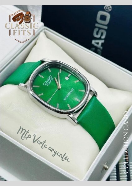 Montre Casio Verte Homme