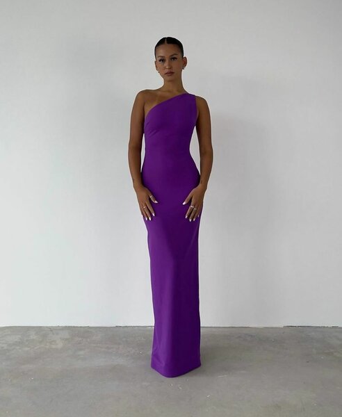 Elegant Purple Gown