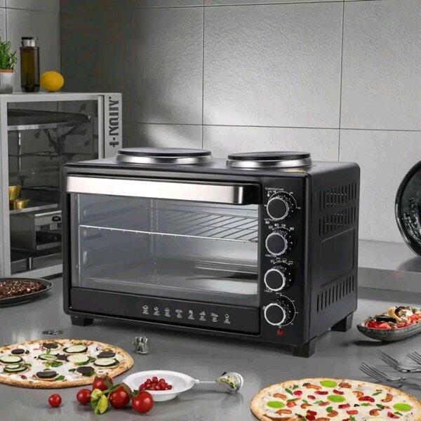 Four électrique à double plaque