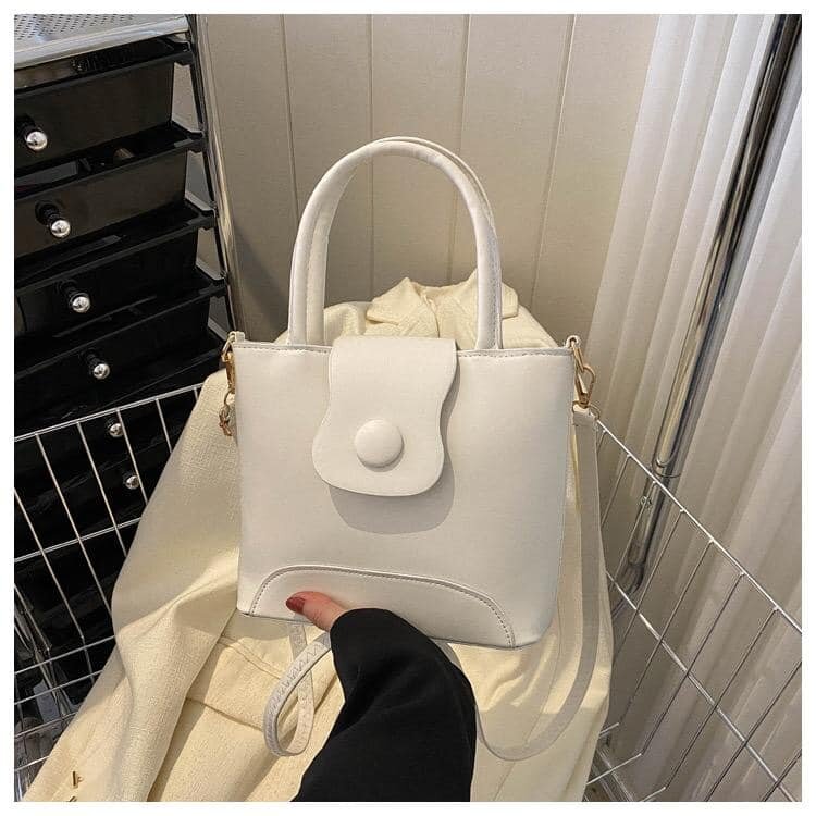 Stylish women's handbag white