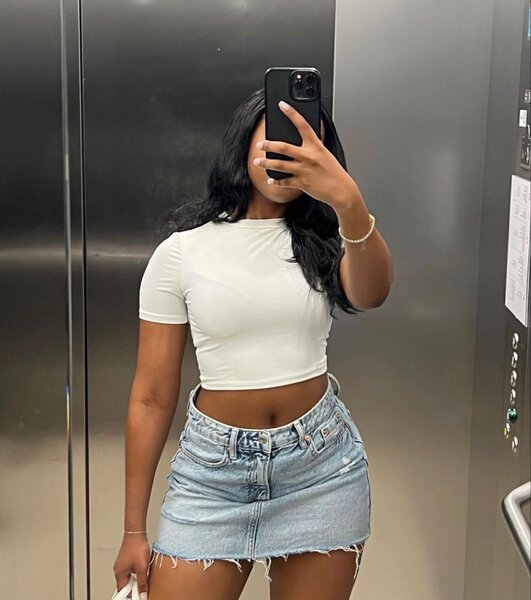 T-shirt court femme