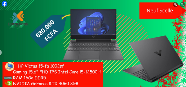 Ordinateur portatif  HP Victus 15-fa 1002sf