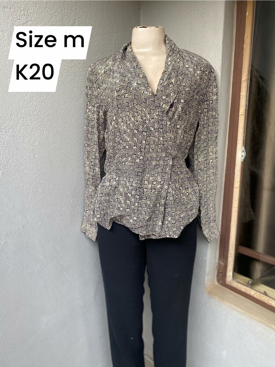 Women Shirt Brown Plaid