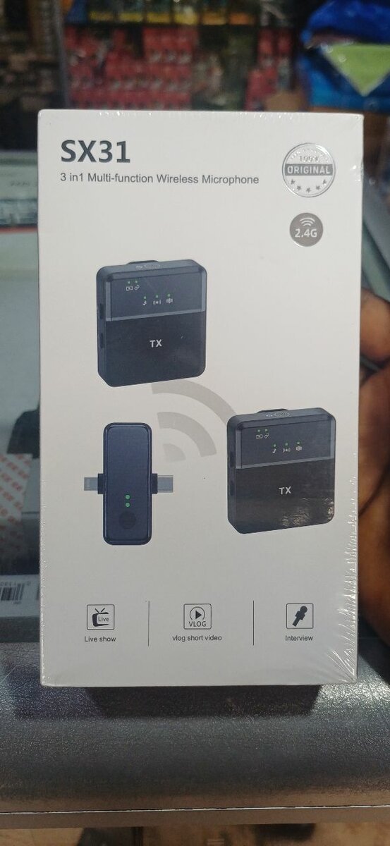 Microphone sans fil 3 en 1 SX3