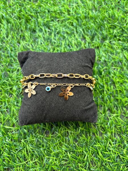 2 in 1 layered bracelet