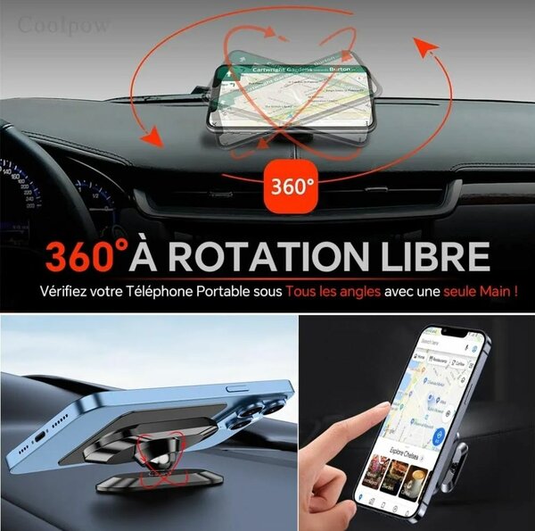 Support Téléphone Magnétique Voiture