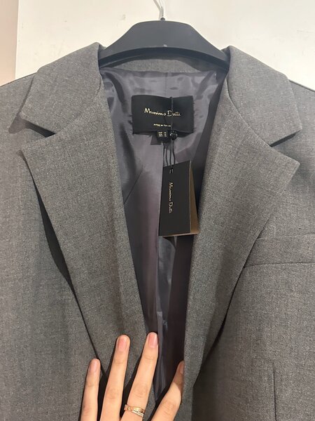 Пиджак под Massimo Dutti в графитовой расцветке