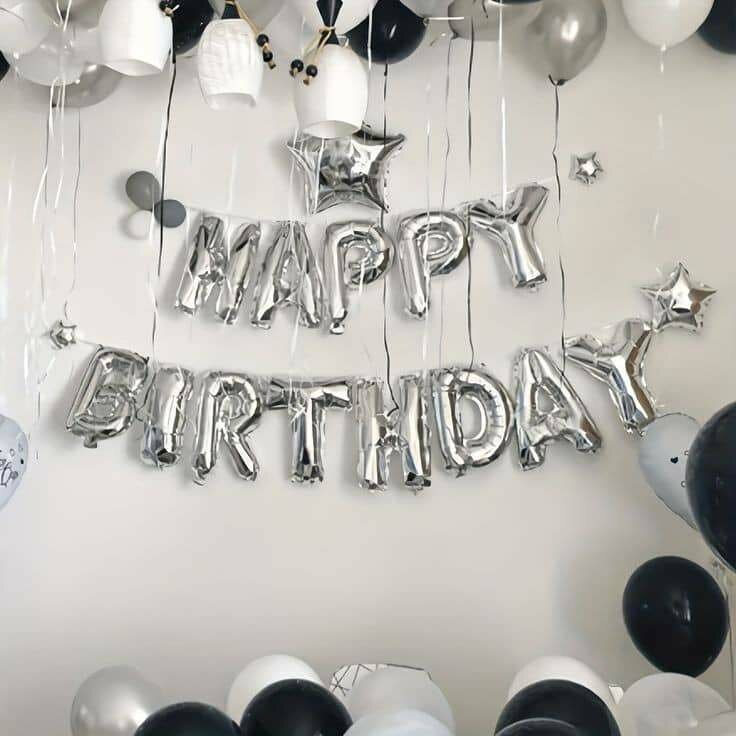 Ballon gonflable joyeux anniversaire 