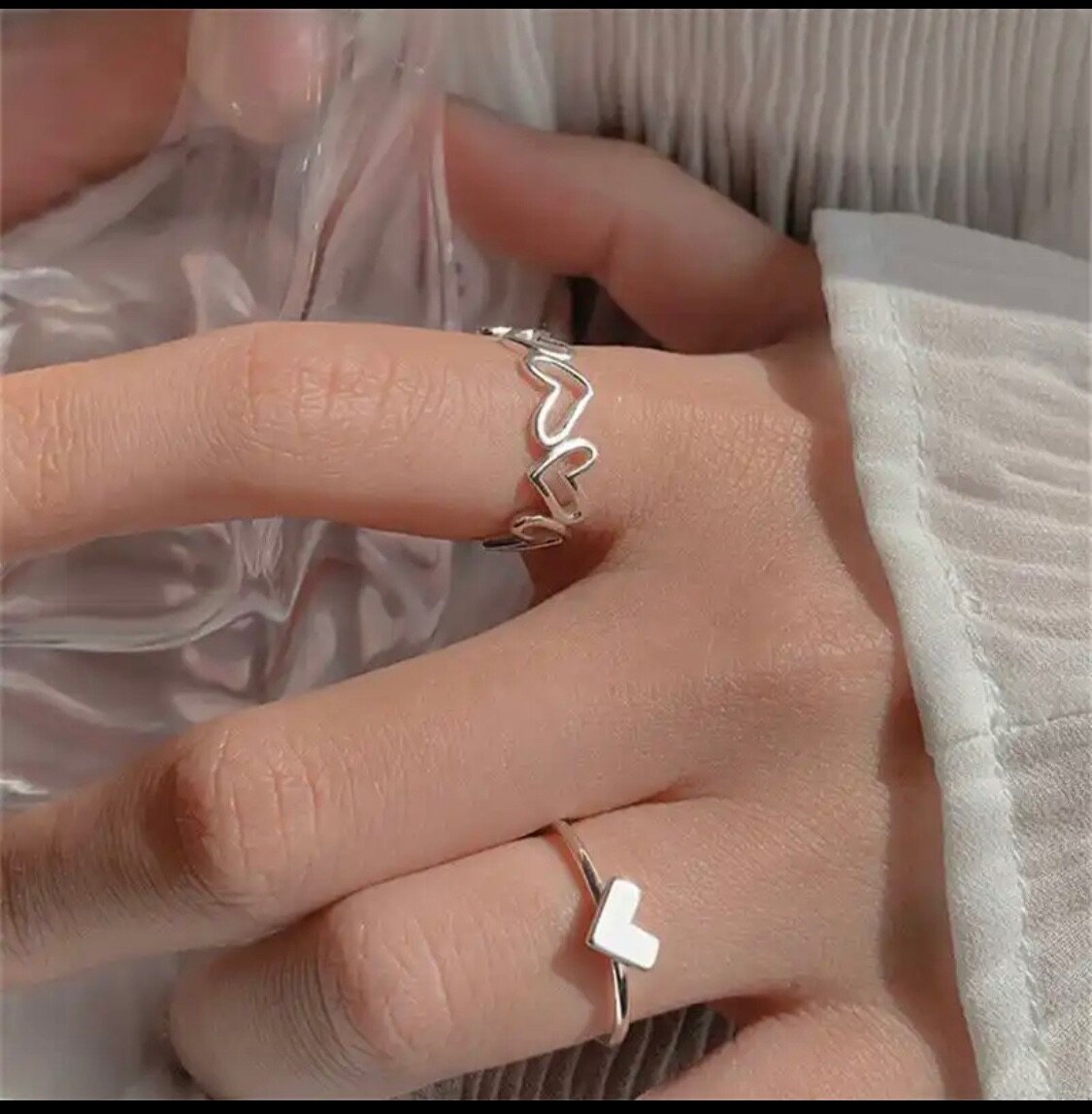 Silver stainless earrings