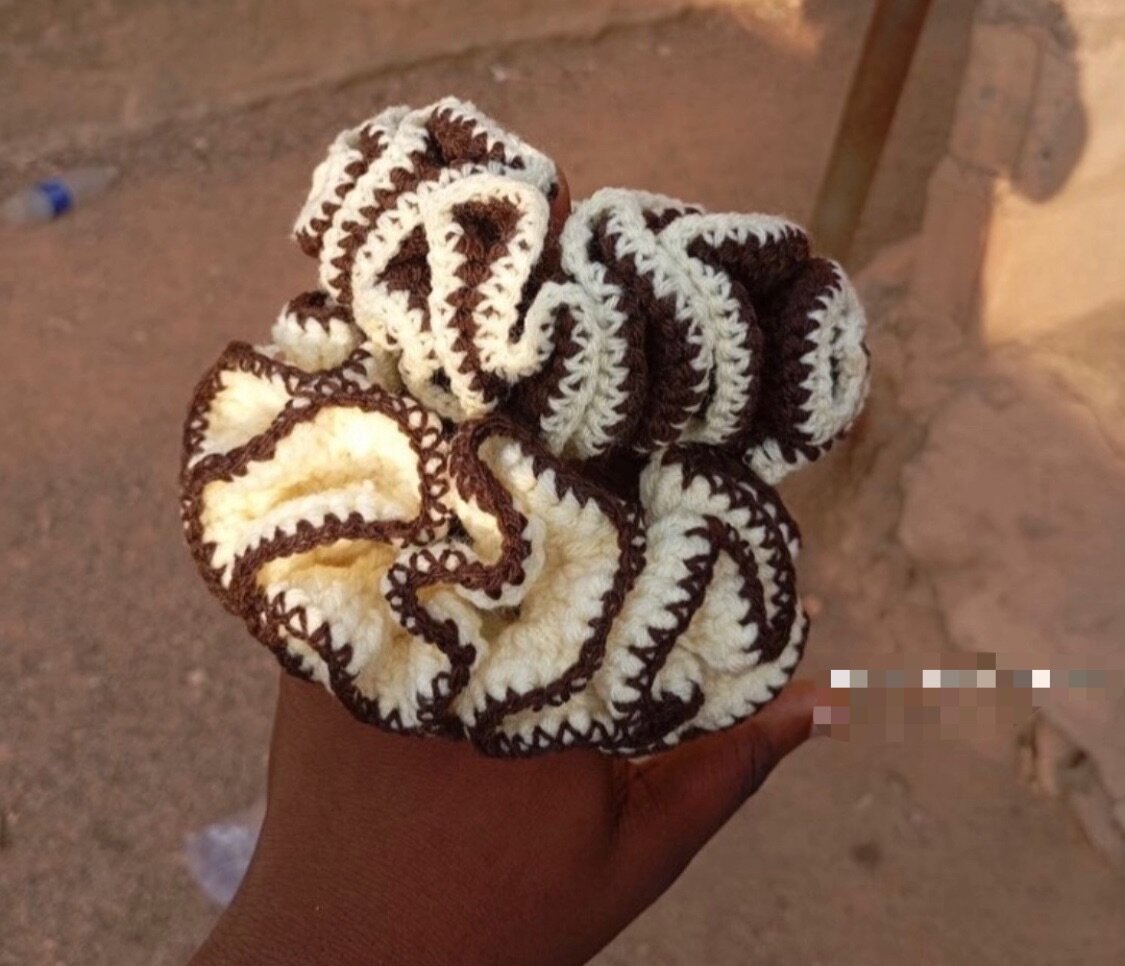 Chouchous en crochet colorés