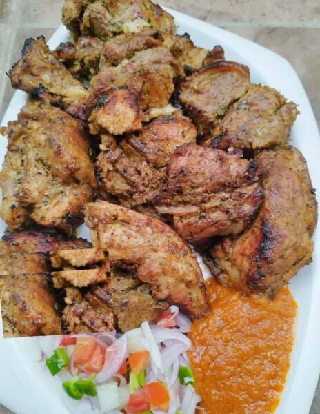 Porc Africain Braisé + Attieke