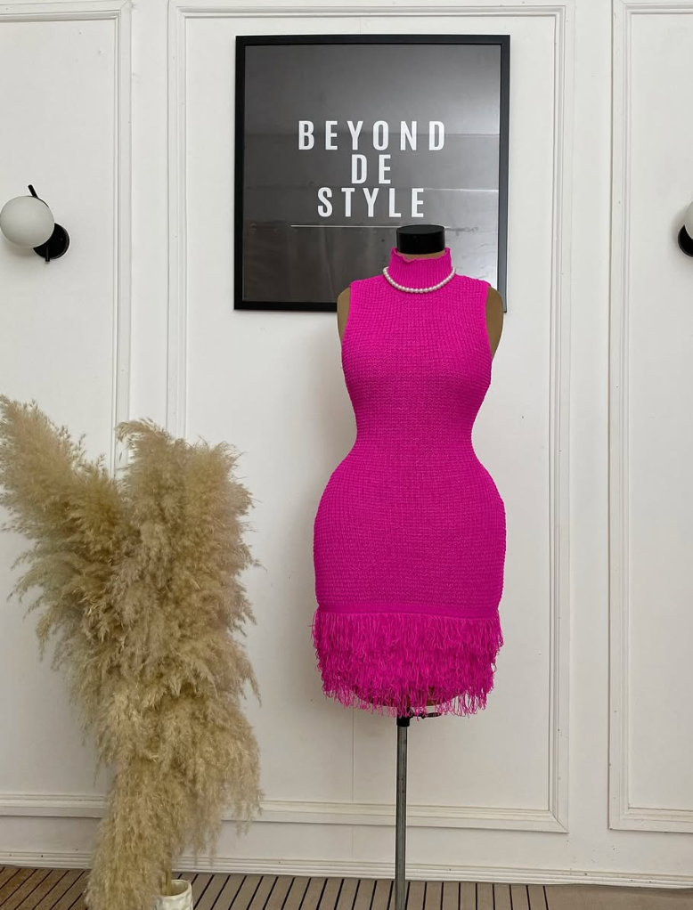 SWEET GIRL TEXTURED FRILL DETAIL DRESS