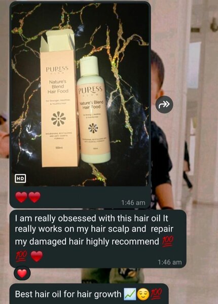 Nature's Blend Hair Food | Anti-Hair Fall Oil