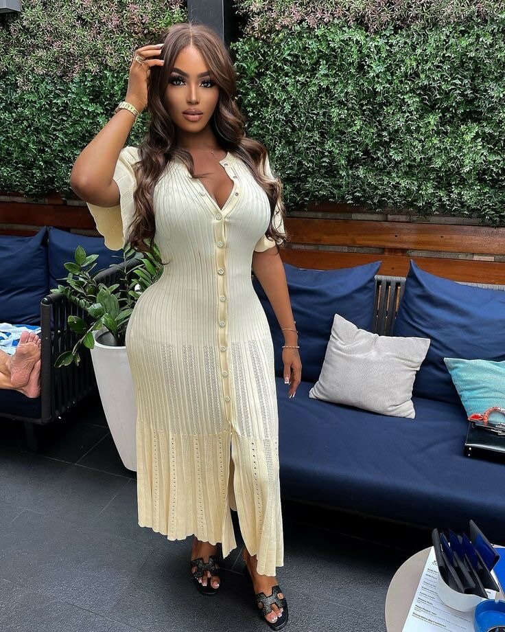 Robe Longue Évasée Élégante