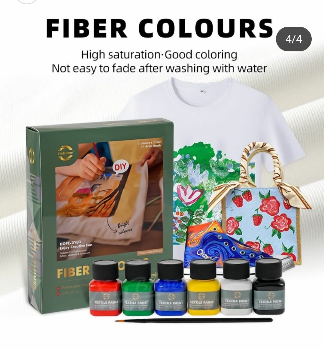 Peinture textile, matériel d'art, peinture d'artiste