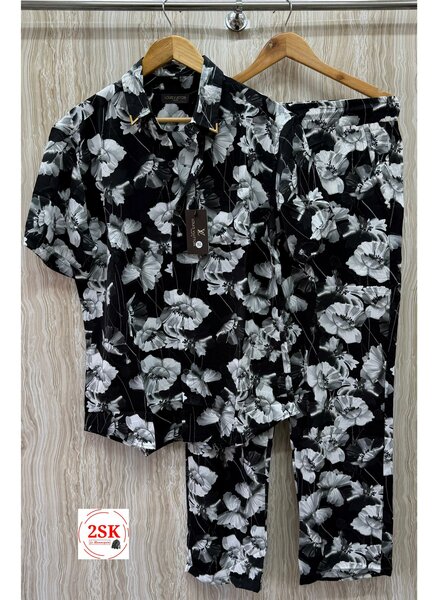 Pyjama confortable imprimé floral