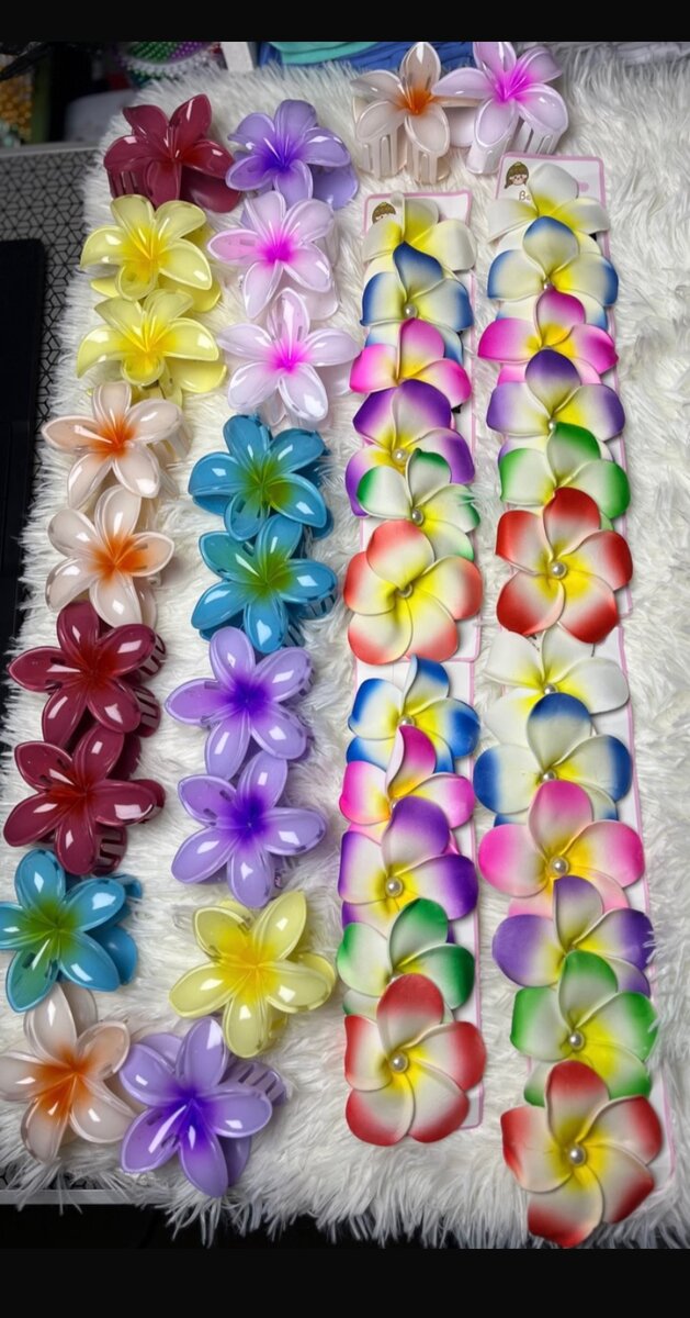 Pinces à cheveux colorées