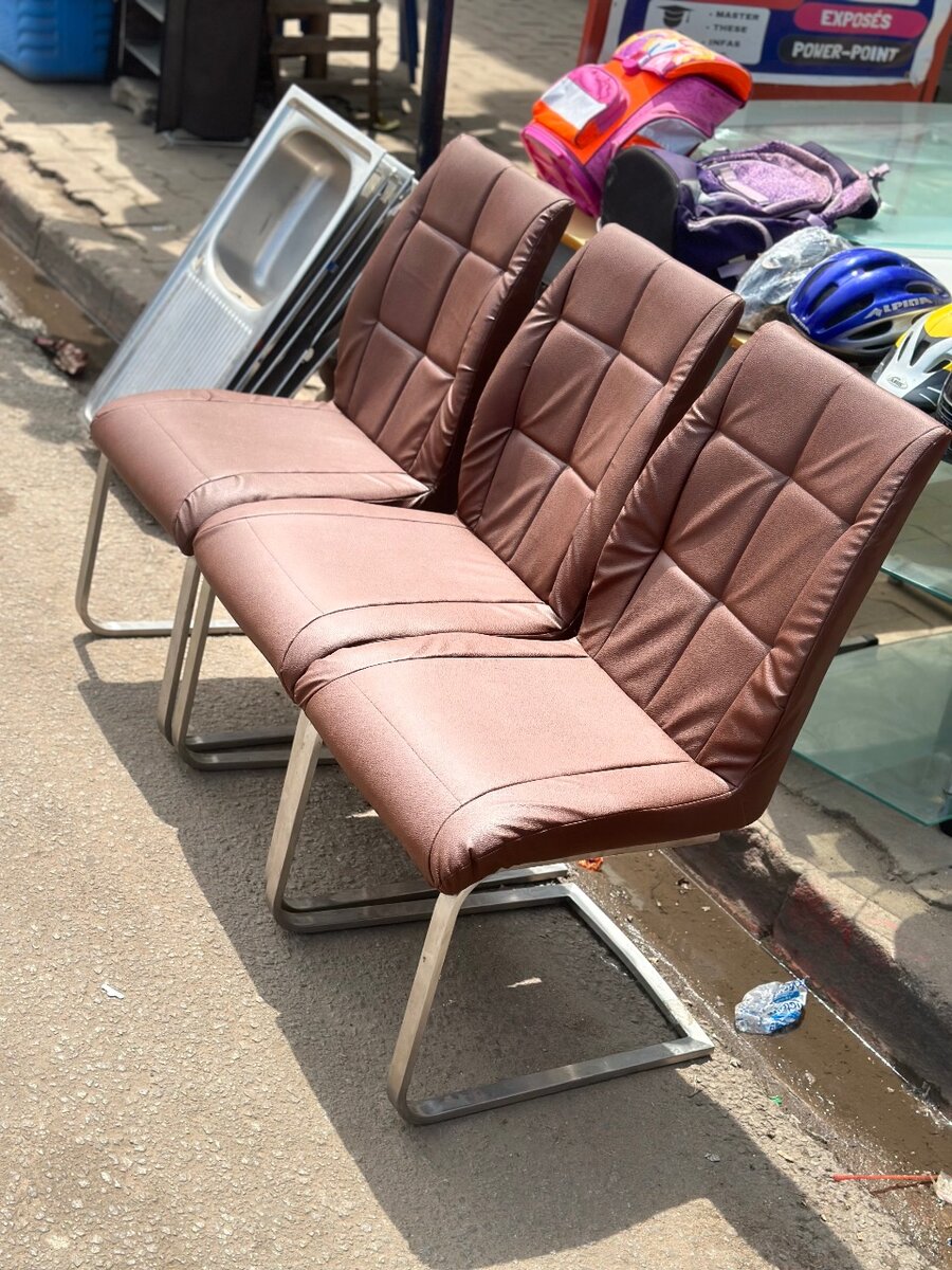 Stylish Brown Dining Chairs Set