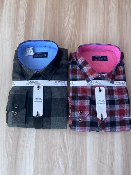 Original check long sleeves shirts for men